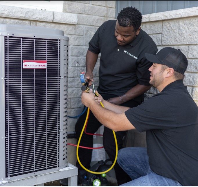 Custom Comfort ClimateCare HVAC maintenance.